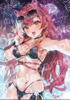 直筆][現貨]Hololive 拉普拉斯山田/ラプラス・ダークネス活動1周年記念