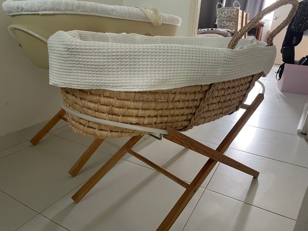 2 Moses basket with stand ., Babies & Kids, Baby Nursery & Kids
