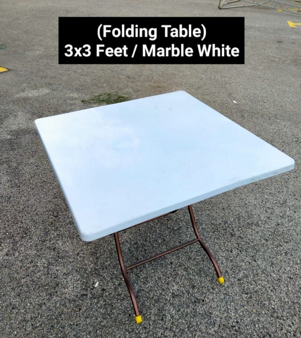 3x3 sales folding table