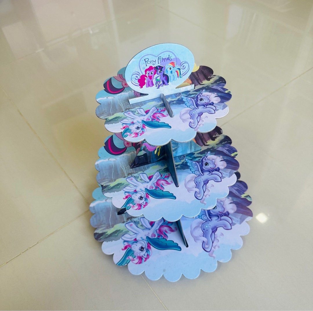 $6.90 My little pony cup cake stand / My little pony cupcake stand ...