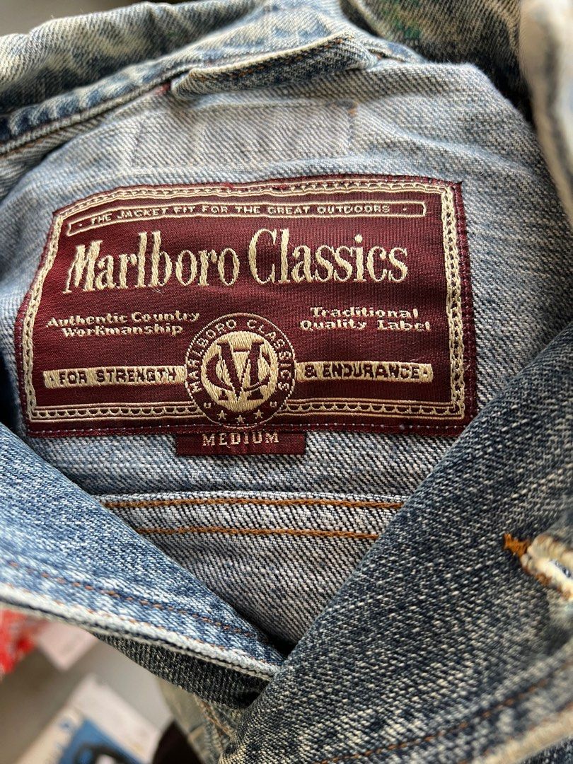 90's 經典Marlboro Classics Jacket, 男裝, 外套及戶外衣服- Carousell