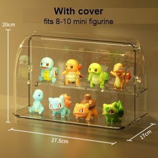 Acrylic Clear Transparent Toy Figurine Organizer Cabinet Storage Box