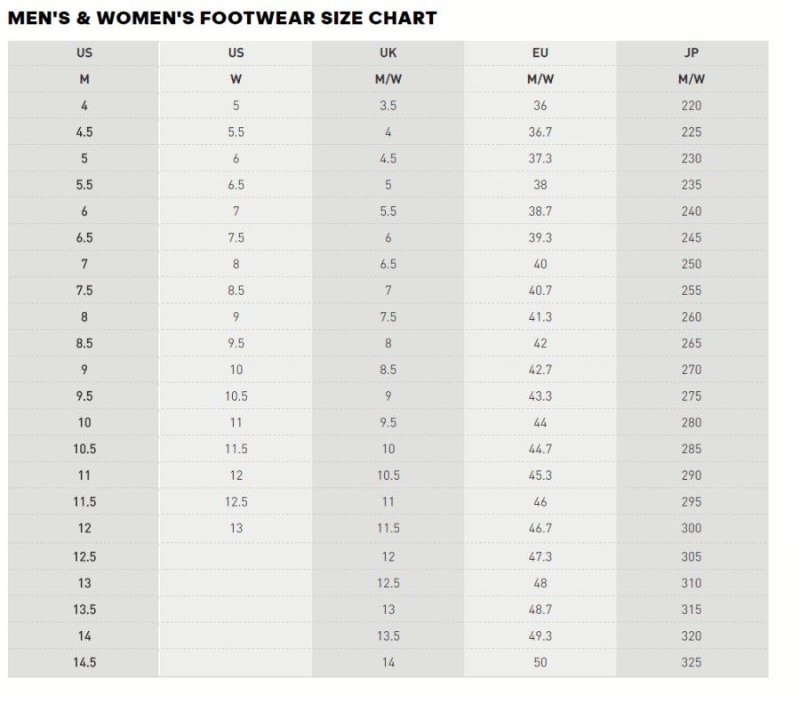 Adidas pod size guide sales