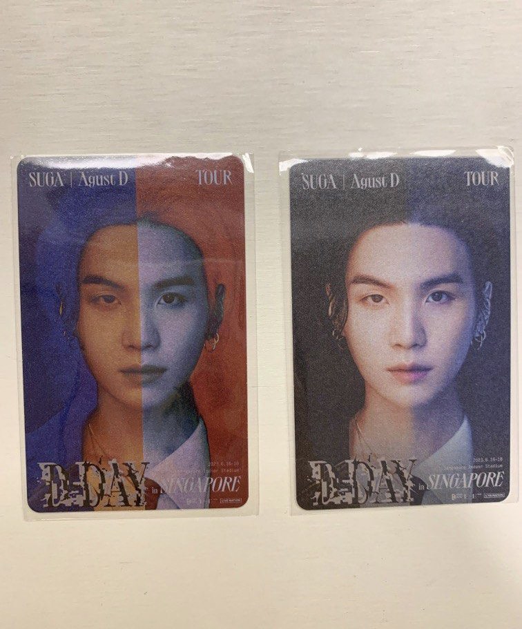 新作，最新作】 AgustD シンガポール 公演 VIP 特典 DAY1