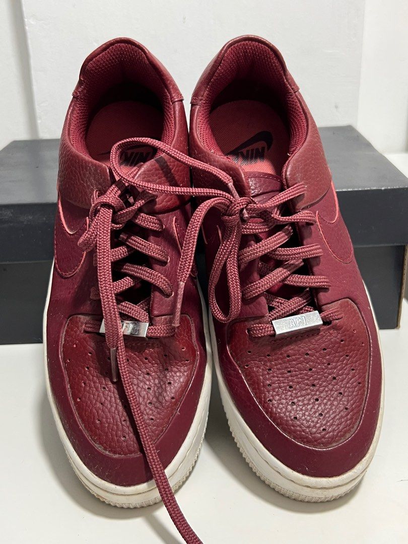 Air force 1 sage low bordeaux deals