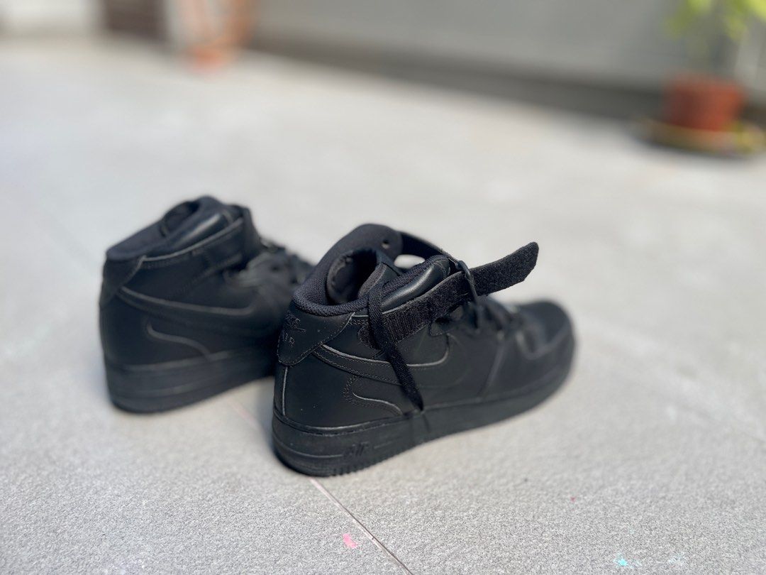 All black high top nikes sale