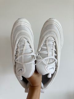 Air max 97 triple white mens 13
