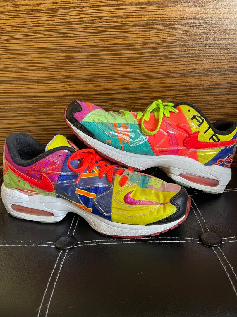 Airmax 2 x Atmos light qs logos size 11 (Category: Sneakers) located in Paranaque City. Submitted by lance070506 (Listing ID 1239289667, Image 1). Description: negotiable complete with box and extra laces.