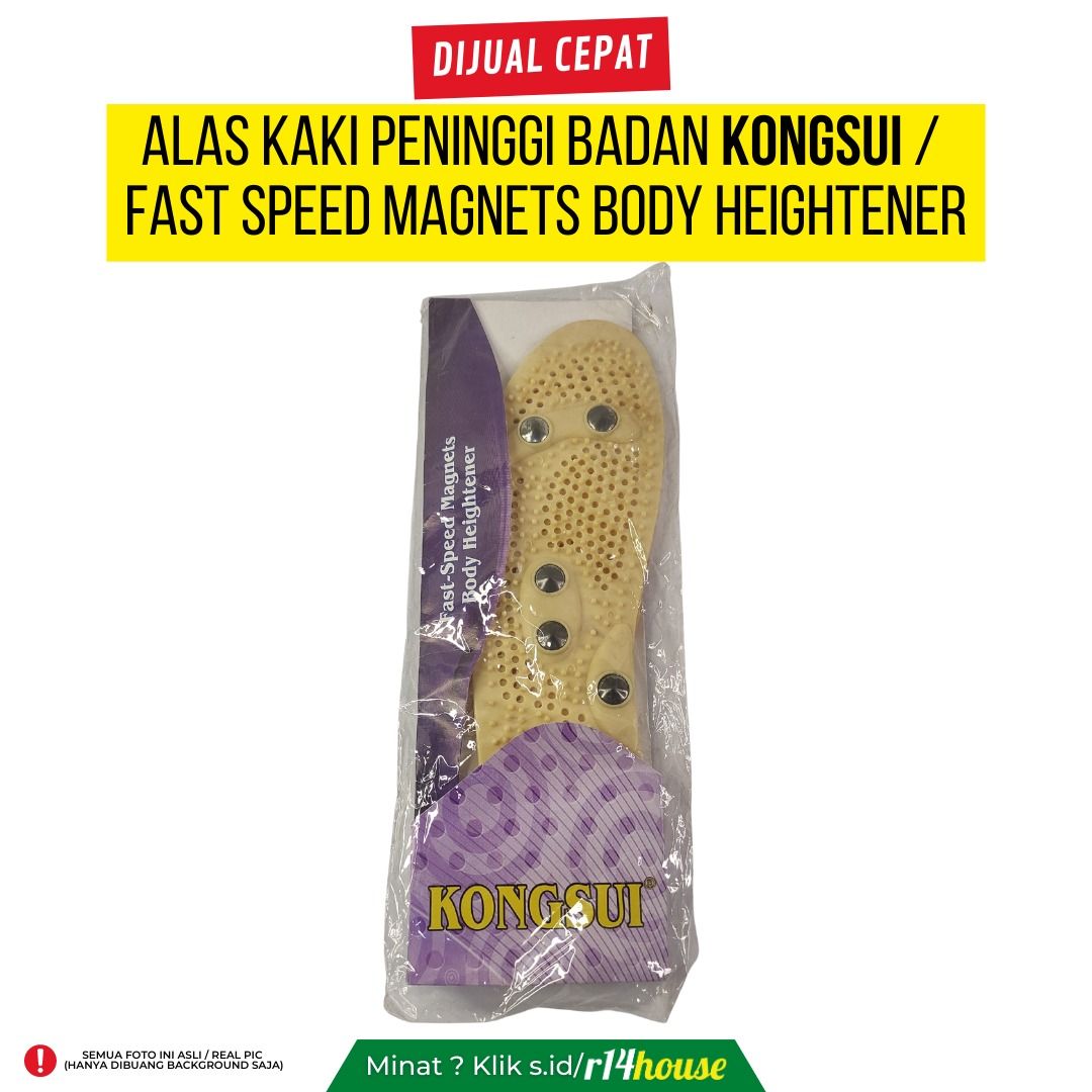 Alas Kaki Peninggi Badan Kongsui Fast Speed Magnets Body Heightener