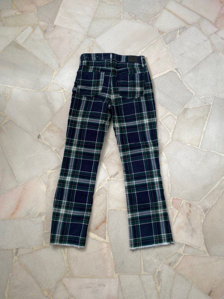 American Eagle plaid flare pants Women s Fashion Bottoms Jeans