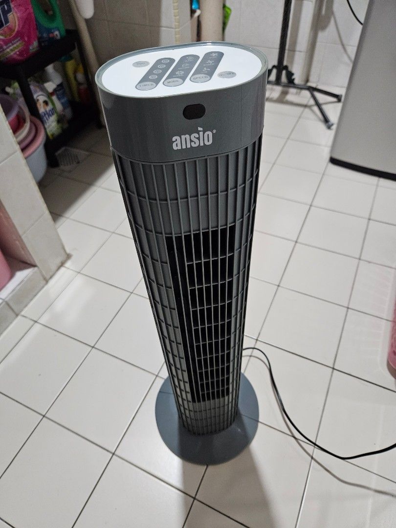 Ansio tower fan, Furniture & Home Living, Lighting & Fans, Fans on