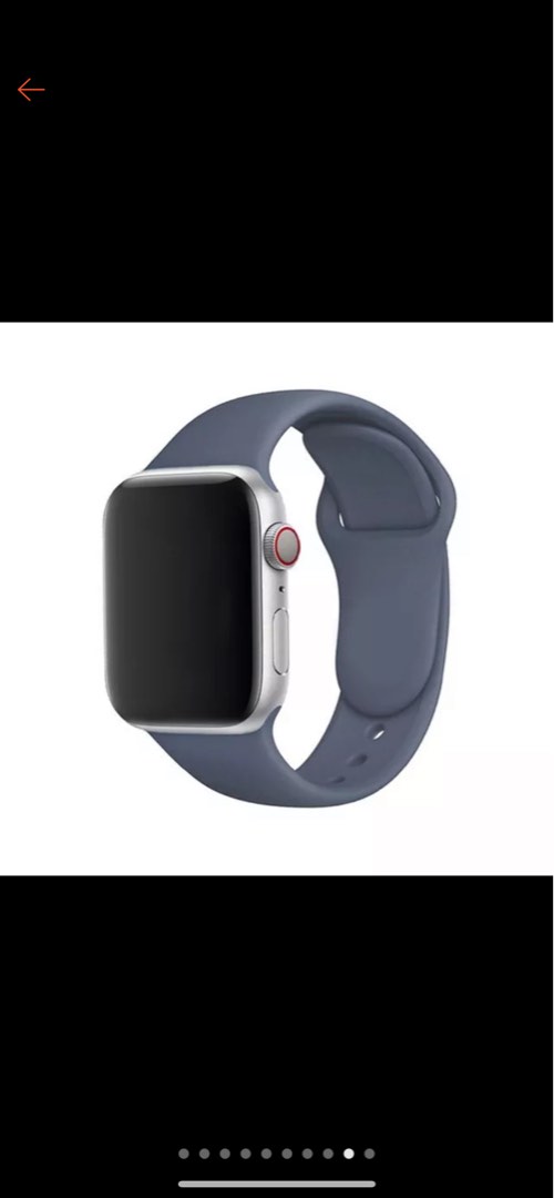 Apple Watch Strap Size 42 44 45 Alaskan Blue Mobile Phones Gadgets Wearables Smart Watches on Carousell