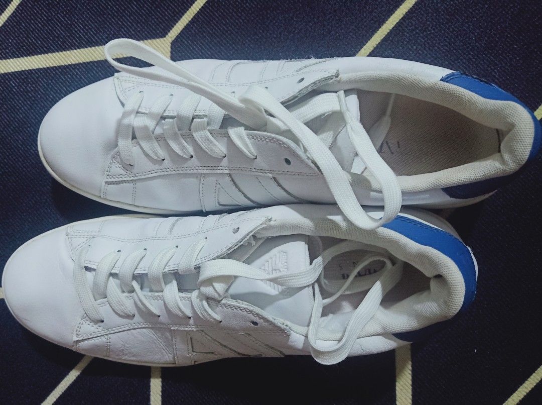 Armani jeans sales white shoes