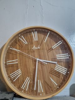 Asahi Wooden Clock