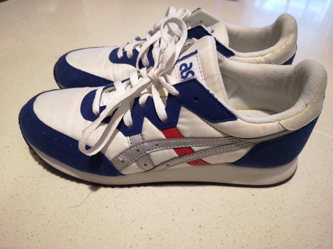 Asics Sneakers Tarther OG Blue/White (Category: Sneakers) located in Singapore. Submitted by anyone21 (Listing ID 1239206264, Image 2). Description: US 7.5 Worn 2-3x As good as new and in good condition. Self collection at Sengkang, Compassvale Road.
