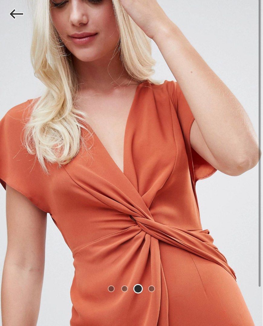 Asos design twist midi dress with kimono sleeve discount