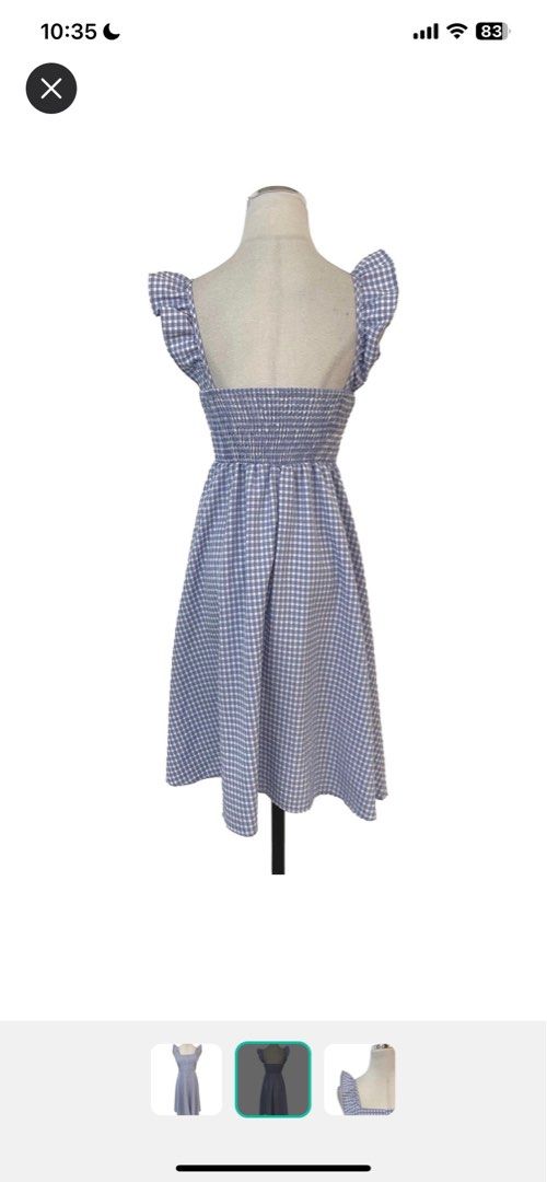 Cute outlet gingham dress