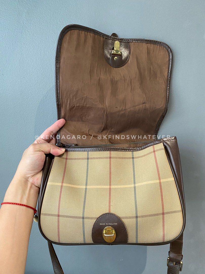 Authentic Vintage Burberry Classic Haymarket Doctors Speedy Bag, Luxury,  Bags & Wallets on Carousell