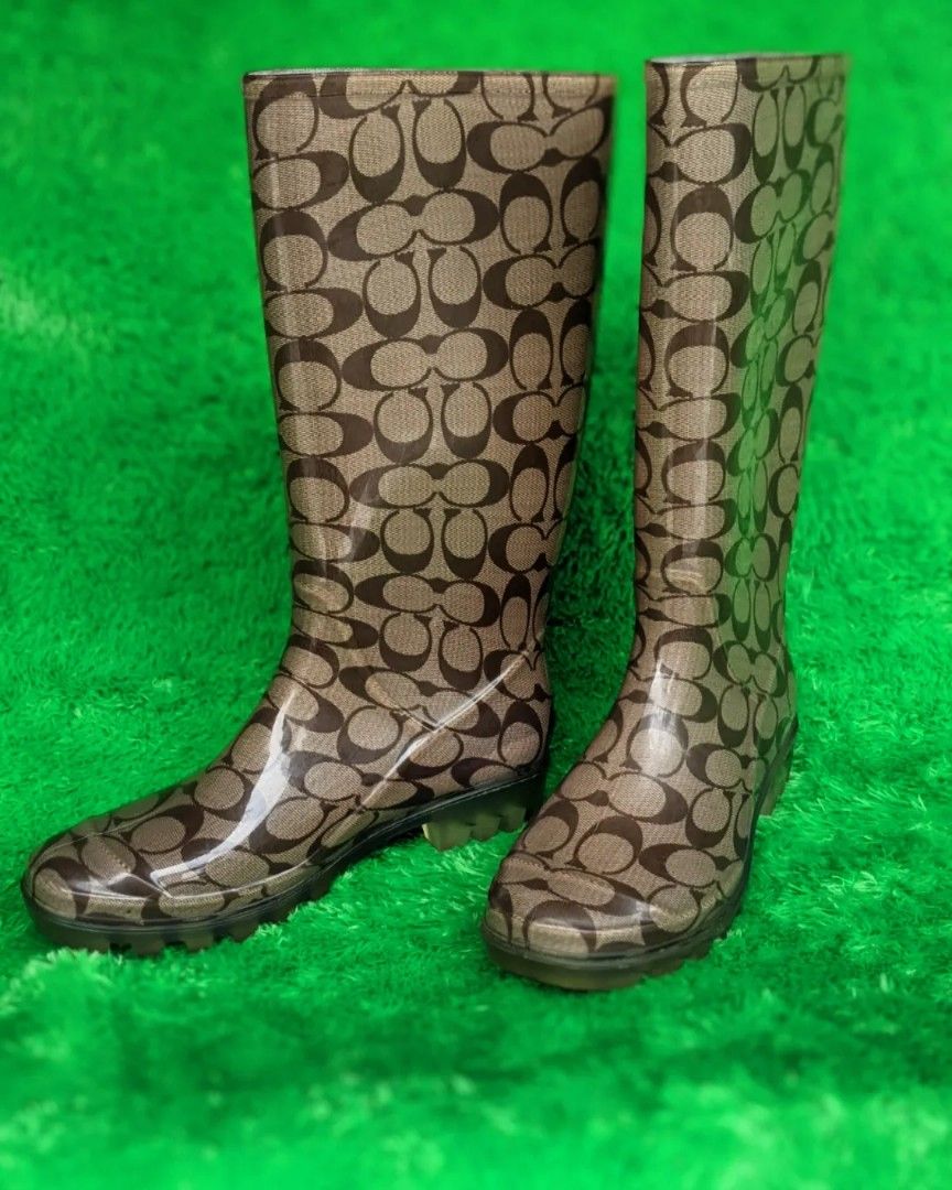 Coach pixy top rain boots