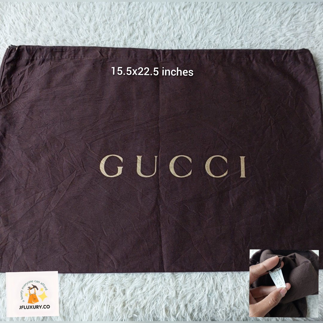 Authentic Gucci Dust bag 15x13 inches, Luxury, Bags & Wallets on