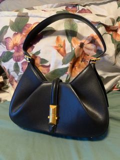 PEDRO Studio Bella Leather Handbag in Pixel - Black