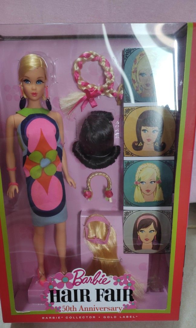 Barbie Hair Fair Doll Set 50th Anniversary Hobbies Toys Toys