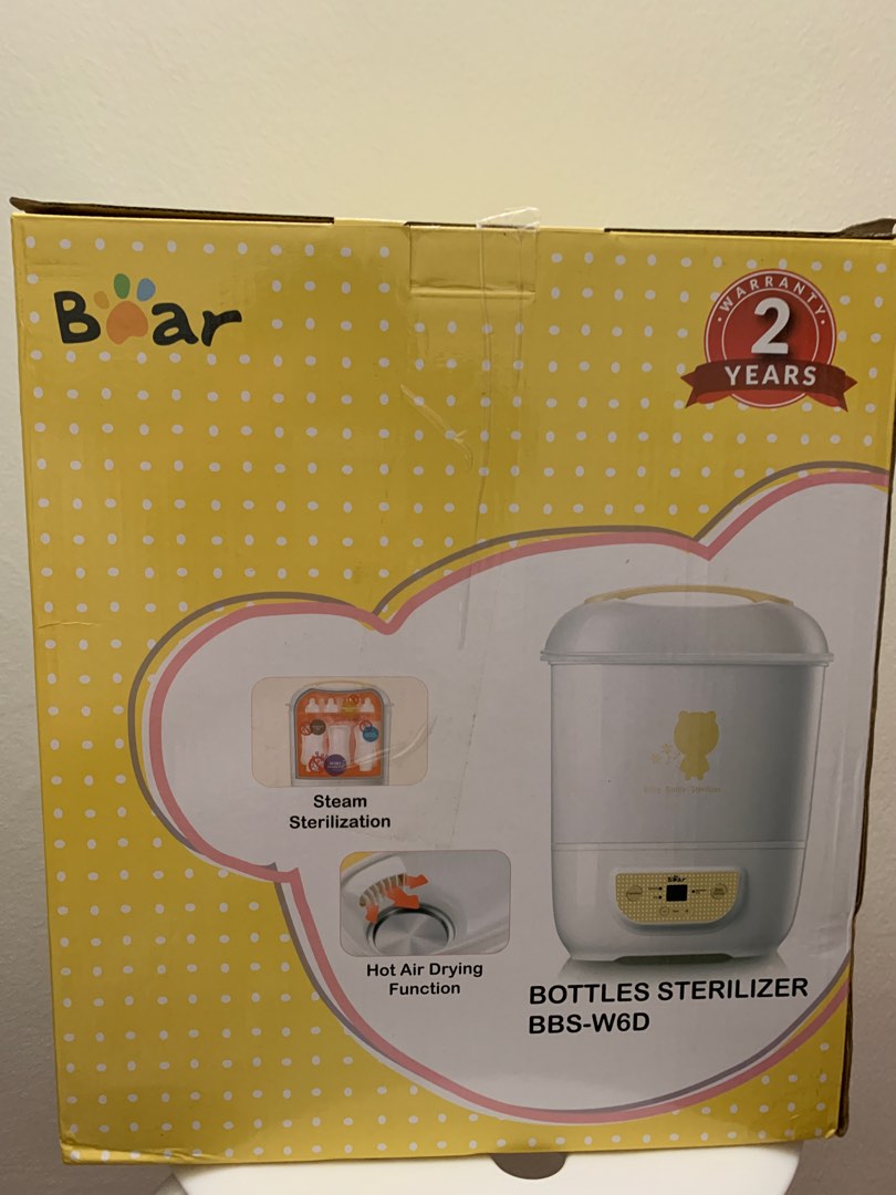 Bear stainless steel Baby bottles sterilizer Babies Kids