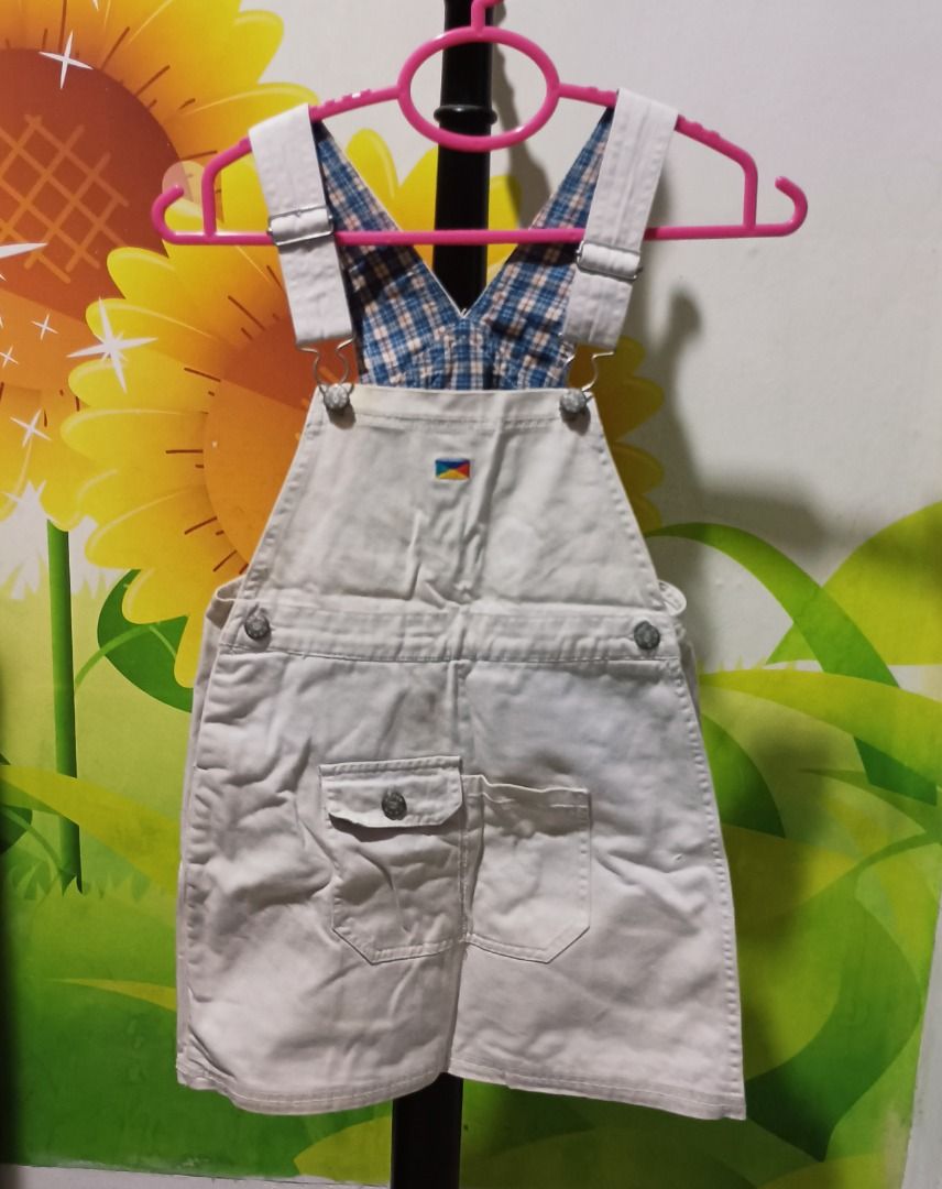 Beverly Hills Polo Club Kids Girls Cream Jumper Skirt Khaki Babies Kids Babies Kids Fashion on Carousell