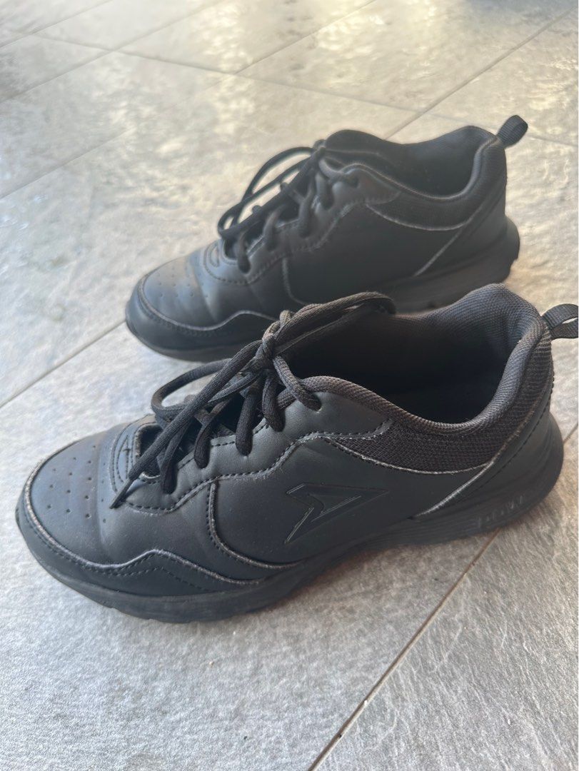 trendy black school shoes