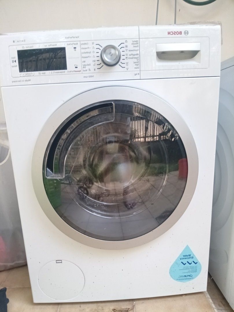 Bosh washing machine 8 serie, TV & Home Appliances, Washing Machines