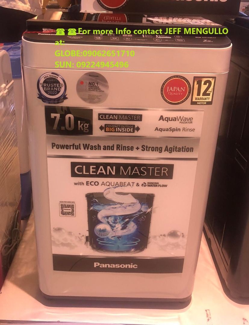 Brand New PANASONIC INVERTER/ NON INVERTER TOPLOAD, TV & Home