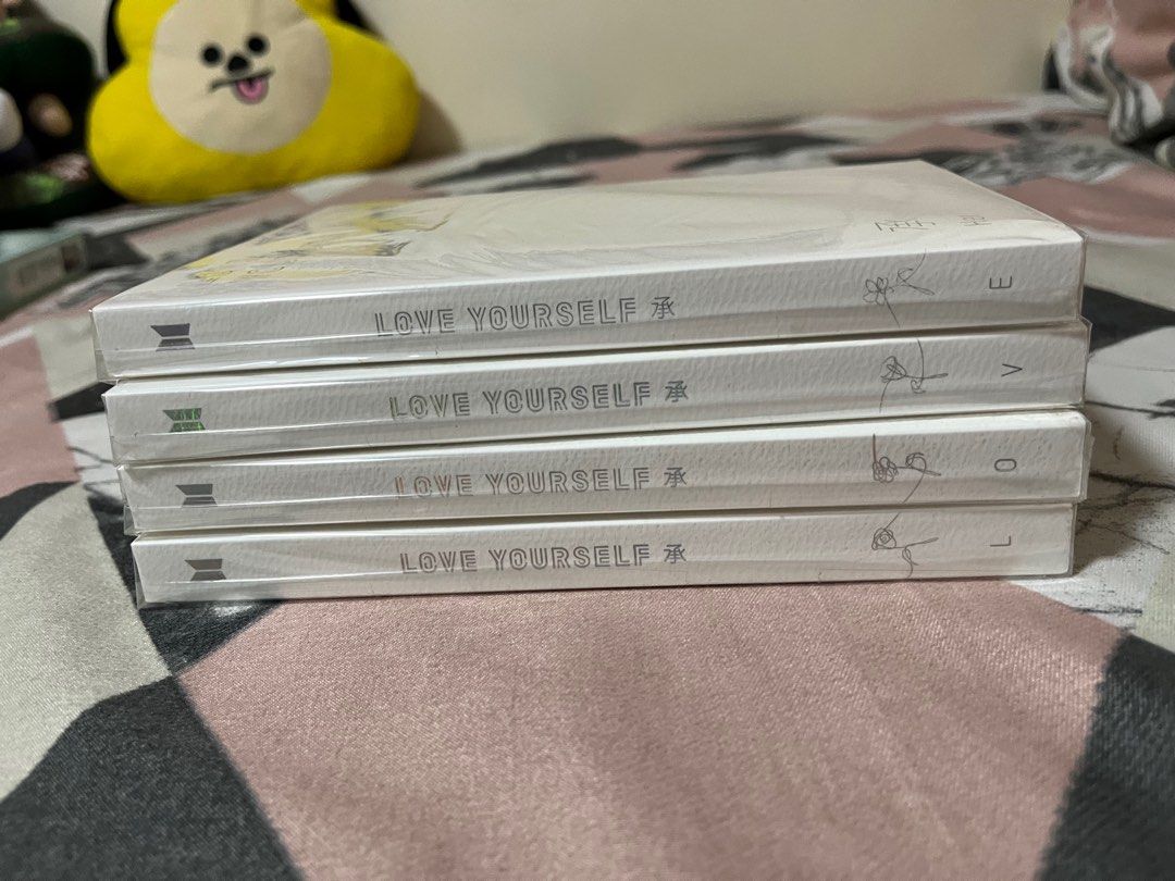 [BTS Album] LOVE YOUSELF HER (Category: CDs & DVDs) located in Apalit. Submitted by jamelabi (Listing ID 1239207062, Image 3). Description: BTS LOVE YOUSELF HER L - available O - SOLD V - available E - available Price: - 300 each version ✨ Complete inclusions except random PC ✨ Each album has a plactic cover. Condition is like new. Opened just to get the ramdom PC. .