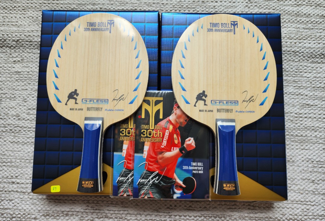 Butterfly Timo Boll 30th Anniversary Edition [Left 2 Pieces SOLD 