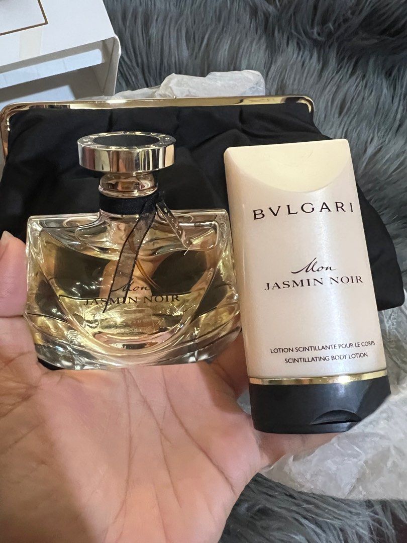 Clearance Sale Bvlgari Mon Jasmin Noir Gift Set with Pouch