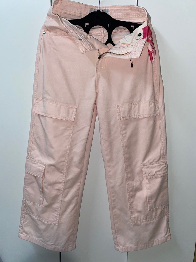 CARGO PANTS IN SOFT PINK, Women's Fashion, Bottoms, Jeans