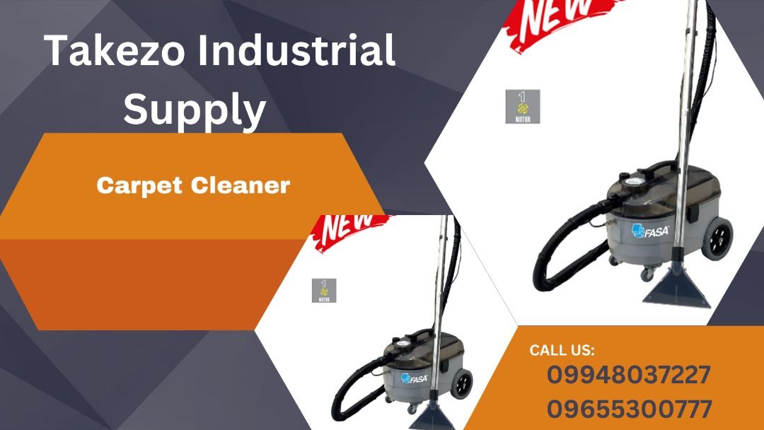 Carpet Cleaner (Category: Construction Tools & Equipment) located in Manila. Submitted by angiedalu10338 (Listing ID 1239171867, Image 1). Description: Carpet Cleaner Specs: EGO 6.5 Price: 47,000 For faster transaction call txt or viber 09948037227 Look for Shane *PRICE MAY CHANGE WITHOUT PRIOR NOTICE *ITEM IS VAT EXCLUSIVE *SUBJECT FOR AVAILABILITY *PRICE DEPENDS ON THE SIZES.