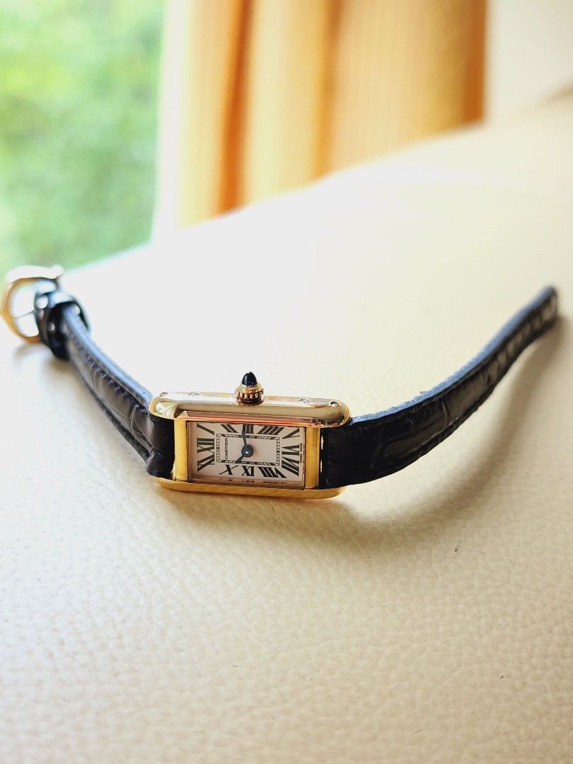 Cartier mini tank discount watch
