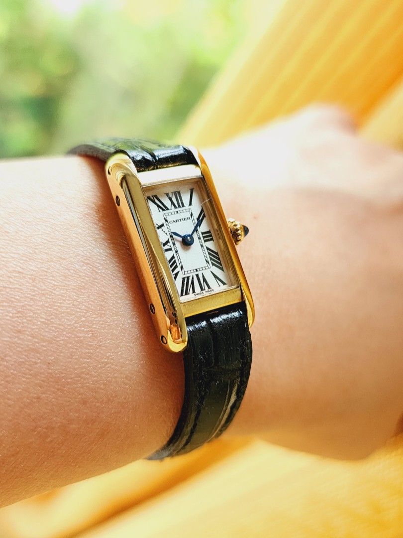 Cartier watch ladies leather strap store