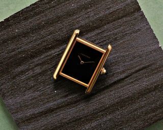 Cartier Tank Louis Black Lacquer WGTA0091