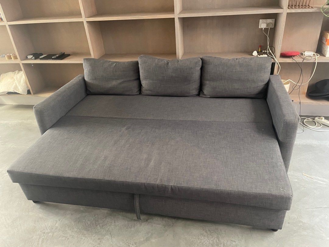 IKEA pull out couch, Furniture & Home Living, Furniture, Sofas on Carousell