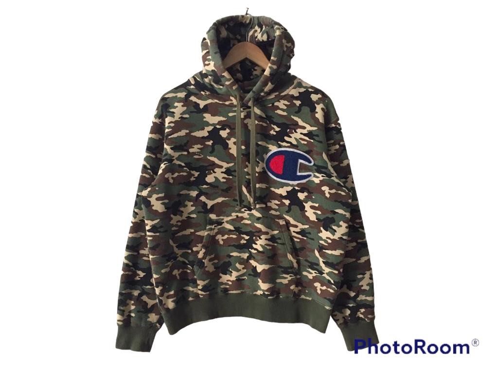 CHAMPION Camouflage Hoodie Men s Fashion Tops Sets Hoodies on