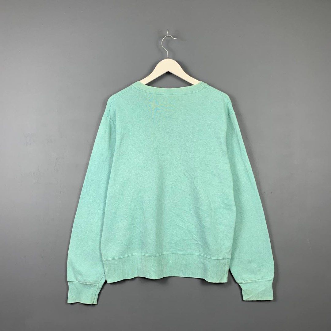 Mint green champion crewneck top