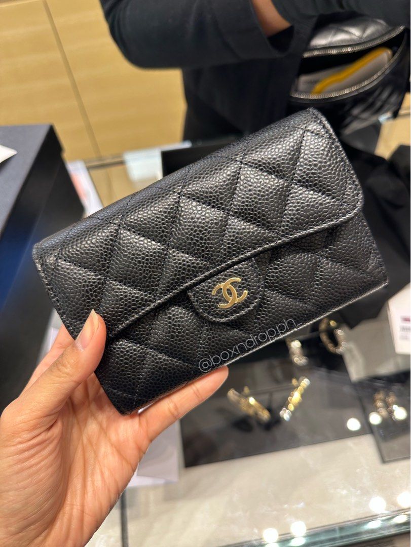 SOLD**AUTHENTIC CHANEL Caviar Medium 10” Classic Flap Bag 24k Gold  Hardware❤️, Luxury, Bags & Wallets on Carousell