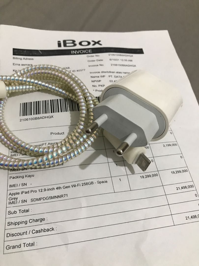 Charger iPad pro 4th gen iBox (type C) on Carousell