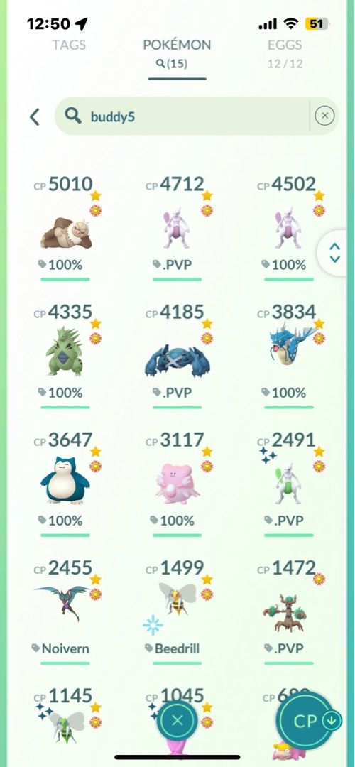 ELITE 2016 Pokémon Go Account. Level 50. 507 Hundos. 131 Shundos. 1714  Shinies.