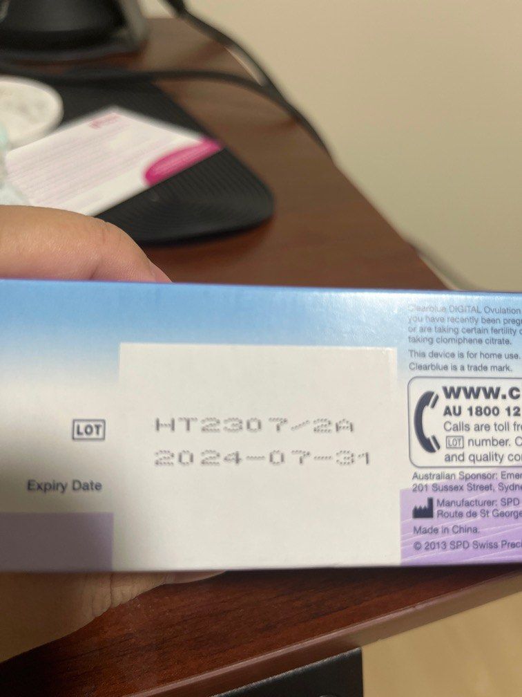 Clearblue Ovulation Test Kit, Health & Nutrition, Medical Supplies