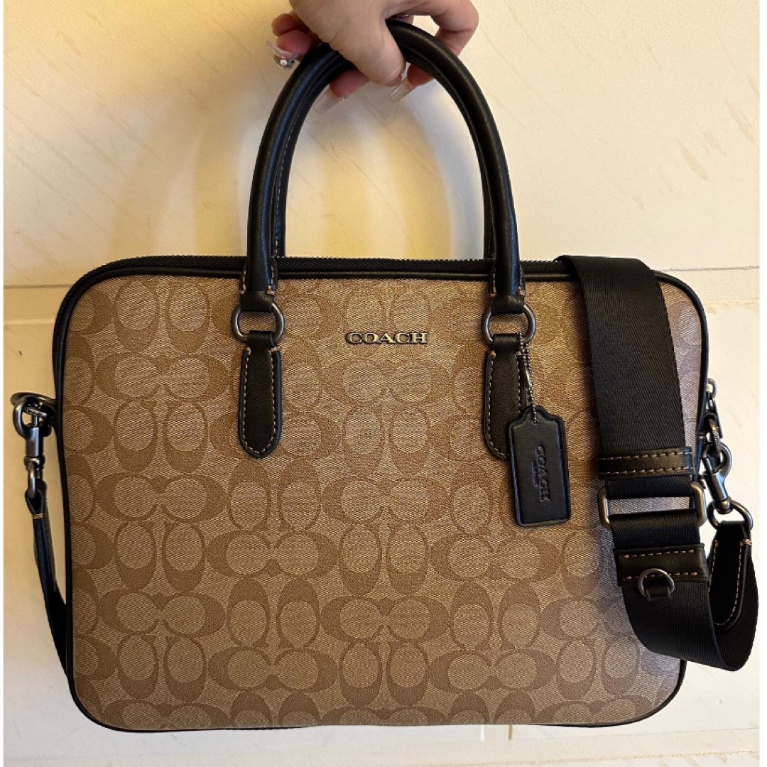 Coach Men s Brief Bag Men s Fashion Bags Sling Bags on Carousell