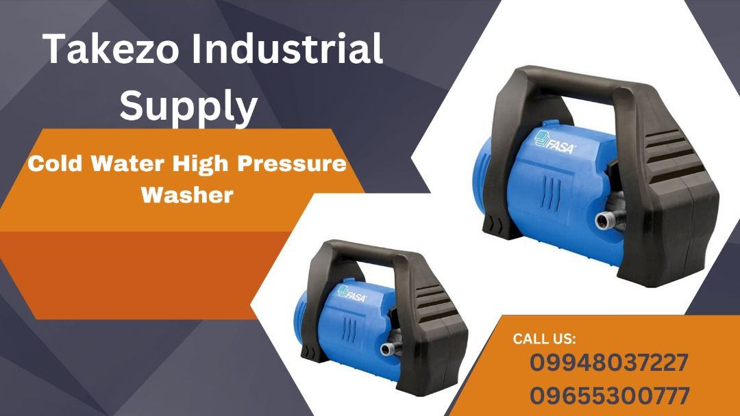 Cold Water High Pressure Washer (Category: Construction Tools & Equipment) located in Manila. Submitted by angiedalu10338 (Listing ID 1239156074, Image 1). Description: Cold Water High Pressure Washer Specs: Max. Pressure 120bar (1740psi) Max. Delivery Rate 360 l/h Power. 1800W Packaging Di. 40 x 24 h 33cm 12kg Price: 10,500 For faster transaction call txt or viber 09948037227 Look for Shane *PRICE MAY CHANGE WITHOUT PRIOR NOTICE *ITEM IS VAT EXC