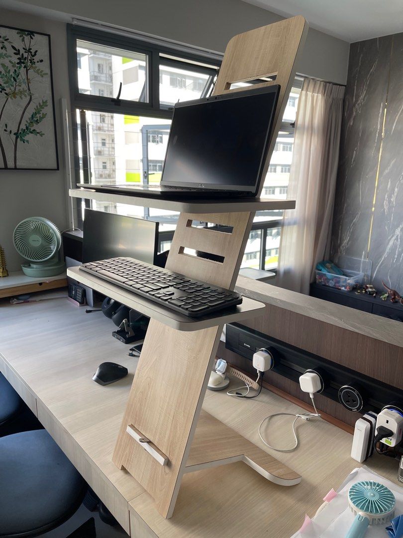 Short Table As Computer Riser Compact & Easy Storage Laptop & Study Table / Laptop Riser for ...