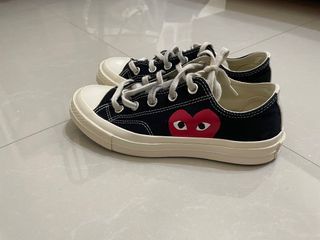 converse x CDG川久保玲帆布鞋